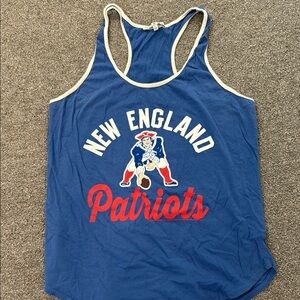 New England Patriots Blue Tank Top